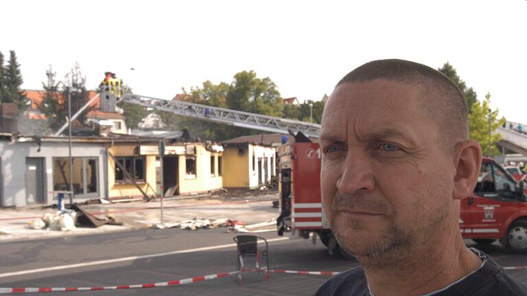 Brand am Busbahnhof