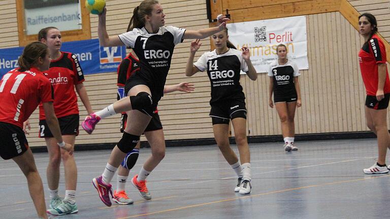 TSG-Handball-Action in der Weißen Mühle.