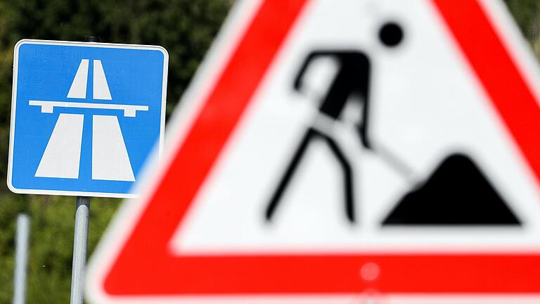 Die Bauarbeiten auf der A 71 zwischen Mellrichstadt und Rentwertshausen dauern noch bis Ende Novenber an.