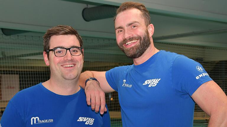 Matthias Försch (links) und Iñaki Urkiaga trainieren die Wasserballer beim SV Würzburg 05. In der laufenden Bundesliga-Saison treten die Würzburger an diesem Wochenende gegen den SSV Esslingen in einer Relegationsrunde um einen Platz unter den besten acht Mannschaften an (Archivfoto).