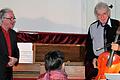 Kammermusik von Georg Philipp Telemann spielten Michael Günther (links) und Gerhart Darmstadt in Homburg.