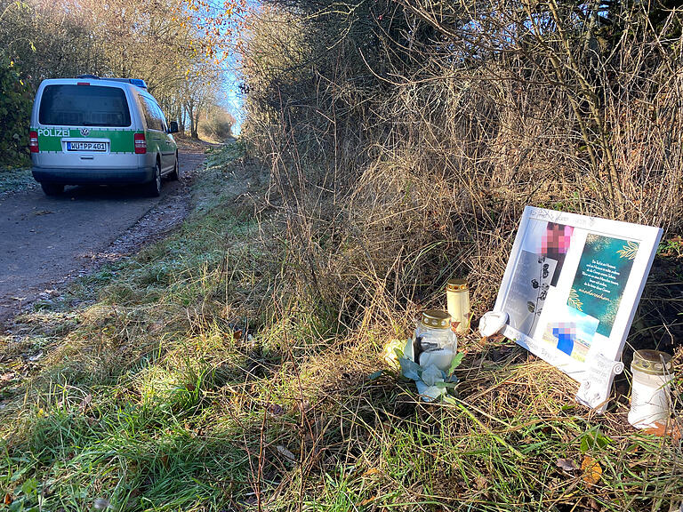 Am Radweg zwischen Bad Neustadt und Hohenroth im Landkreis Rhön-Grabfeld im November 2021: Hier soll Josef D. auf seine Mörder getroffen sein. Am Radweg zwischen Bad Neustadt und Hohenroth im Landkreis Rhön-Grabfeld im November 2021: Hier soll Josef D. auf seine Mörder getroffen sein. 