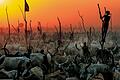 Dinka im Südsudan.