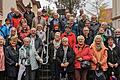 Der 'Gründungsjahrgang' heute: Rund 50 Jahre nachdem sie als erster Jahrgang an der Realschule Marktheidenfeld ihre Mittlere Reife gemacht haben, trafen sich rund 36 Ehemalige von damals 91 in Marktheidenfeld wieder.