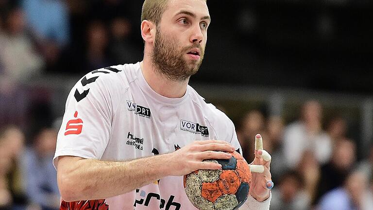 Max Bauer (im Bild) trumpfte insbesondere in der Endphase auf und führte den HSC Bad Neustadt zu seinem zweiten Saisonsieg. Die Rotmilane besiegten den HC Elbflorenz II mit 27:25.