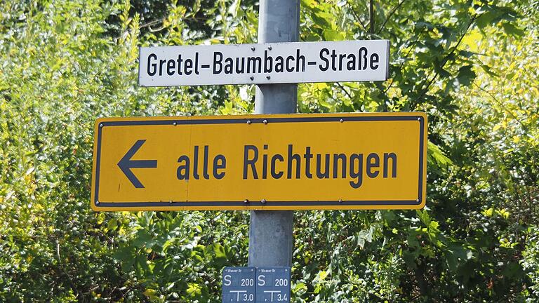 Am Hainig verewigt: Gretel Baumbach hat als erste Vorsitzende nach 1945 die AWO vielseitig (wieder) aufgebaut.