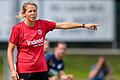 Friederike 'Fritzy' Kromp ist seit 1. Juli Cheftrainerin der U-20-Frauen von Eintracht Frankfurt in der 2. Fußball-Bundesliga.