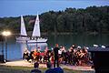 Nicht nur bei 'Melodien am See' der Stadtlauringer Jugendblaskapelle ein Pfund des Schweinfurter Oberlandes im Tourismus: der Ellertshäuser See.&nbsp;