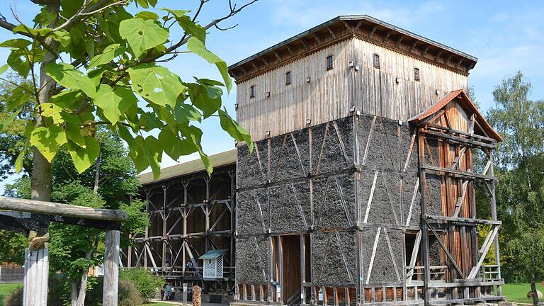 Das Nordflügel des Gradierbaus in Bad Kissingen war früher Bestandteil einer etwa zwei Kilometer langen Salzgewinnungsanlage.