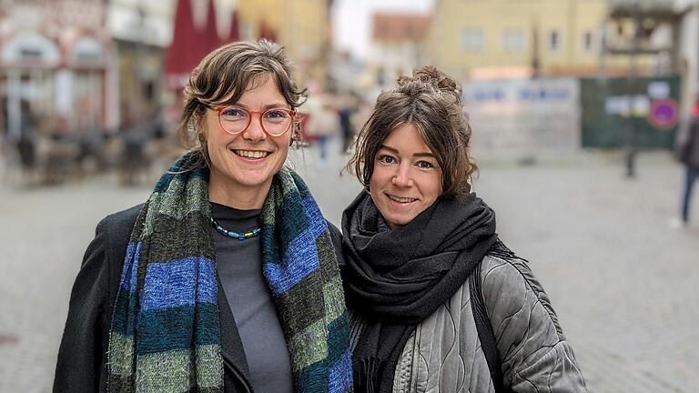 Verena Wolter (29) und Marie Zieger (37) aus Würzburg.