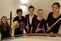Das Holzbläserquintett spielt mit Jihyun Son (Flöte), Annika Oser (Oboe), Jonathan Groß (Klarinette), Charlotte Suthoff (Fagott) und Liu Jang (Horn) am Samstag in Bad Brückenau.  Foto: Hoyoung Jung       -  Das Holzbläserquintett spielt mit Jihyun Son (Flöte), Annika Oser (Oboe), Jonathan Groß (Klarinette), Charlotte Suthoff (Fagott) und Liu Jang (Horn) am Samstag in Bad Brückenau.  Foto: Hoyoung Jung