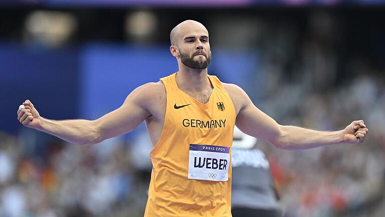 Paris 2024 - Leichtathletik       -  Julian Weber zog gleich mit dem ersten Wurf ins Finale ein