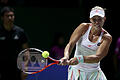 Kraftvoll       -  Angelique Kerber möchte um Kraft zu sparen, ihre Ballwechsel kürzer halten. Foto: Wallace Woon