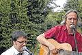Volker und Friedhard Sauerbrey führen im Vorstand des CVJM in Haag das Erbe ihres Vaters Volker weiter. Im Duo umrahmten sie den Steigerwaldtag musikalisch.