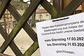 Der Biergarten der Brauerei Göller in Zeil ist derzeit geschlossen. Der Absatz im Einzelhandel ist für viele Brauerein aktuell die einzige Einnahmequelle.