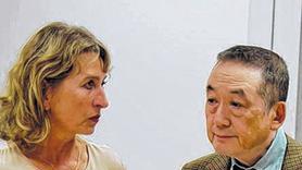 Anti-Atom-Aktivisten im Gespräch: Babs Günther und Kazuhiko Kobayashi.