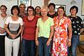 Auf dem Foto von links: Ulrike Hemmerlein, Johanna Wurster&nbsp; (Vorsitzende), Natalie Hafner (erste stellvertretende Vorsitzende), Maria Kistner, Karin Barthelme, Christiane Jopp, Claudia Mack (zweite stellvertretende Vorsitzende), Doris Laufer-Markert und Edeltraud Kundmüller.