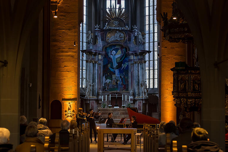 Konzert in St. Johannis: Die Zuschauer lauschten dem Fattoamano-Quartett der Bamberger Symphoniker.