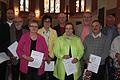 Langjährige Kirchenmusiker: In einem Kirchenkonzert ehrte der Verband evangelischer Chöre treue Sänger und Bläser. Im Bild von links: Ingeborg Purucker, Helmut Kreß, Robert Neun, Günter Morgenstern, Christof Finger, Regina Kreß, Gerlinde Bauer, Hermann Raab, Doris Fiedler, Richard Steigerwald, Walter Morgenstern, Erich Schwarz, Otto Morgenstern und Martin Morgenstern.