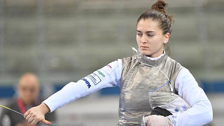 Start in die Weltcup-Saison: Leonie Ebert, Weltranglistensechste und beste deutsche Florettfechterin. Start in die Weltcup-Saison: Leonie Ebert, Weltranglistensechste und beste deutsche Florettfechterin. 