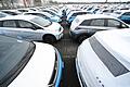 BLG Auto Terminal Bremerhaven       -  Autos aus China verkaufen sich in Deutschland nur schleppend. Viele sorgen sich um den Datenschutz. (Archivbild)