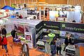 Die Baufachmesse in der Karbacher Festhalle und einem weiteren Zeltbau hatte 60 Aussteller zu bieten. Fotos: Josef Laudenbacher