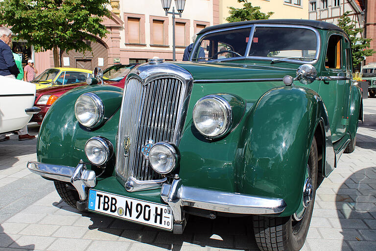 Eine Rarität aus dem britischen Coventry, der Riley RMB Baujahr 1950.