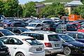 War im Sommer heftig umstritten: der kostenfreie Parkplatz an der Talavera in Würzburg.