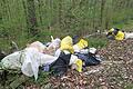 Im Karbacher Wald haben Unbekannte Montagnacht Bauschutt und Müll am Straßenrand abgeladen.