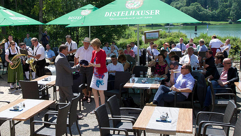 Opening Ellertshäuser See Nordstrand       -  Festliche Übergabe des neugestalteten Nordufers und Einweihung der Gaststätte 'Seeblick'
