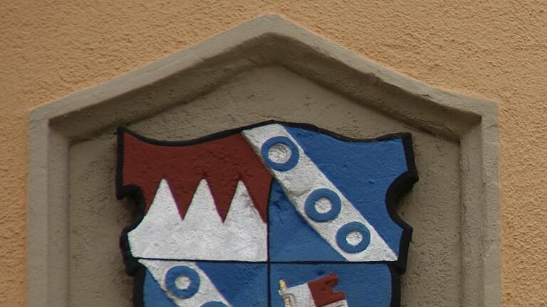 Das Wappen der Wernecker Bierbrauerei aus dem Jahr 1617 am Brauereigasthof.
