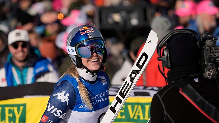 Lindsey Vonn - Happy und angriffslustig: Lindsey Vonn. Lindsey Vonn - Happy und angriffslustig: Lindsey Vonn.