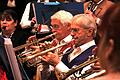 Im durchschnitt sind die Musikerinnen und Musiker des Unterfränkischen Seniorenblasorchesters 70 Jahre alt - und sie ließen keine Langeweile aufkommen. Foto: Gerd Schaar       -  Im durchschnitt sind die Musikerinnen und Musiker des Unterfränkischen Seniorenblasorchesters 70 Jahre alt - und sie ließen keine Langeweile aufkommen. Foto: Gerd Schaar