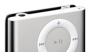 iPod shuffle       -  Musikalisches Leichtgewicht: Dieser iPod shuffle aus dem Jahr 2006 wiegt nur 14 Gramm.
