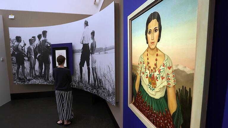 Das Bild 'Mexikanerin' von 1930 ist im neuen Christian Schad Museum in Aschaffenburg zu sehen. Das Bild 'Mexikanerin' von 1930 ist im neuen Christian Schad Museum in Aschaffenburg zu sehen. 