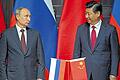 Wollen enger zusammenarbeiten: Russlands Präsident Wladimir Putin (links) und der chinesische Staatschef Xi Jinping