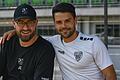 Das nächste Wiedersehen im Fuchspark-Stadion: Am Sonntag spielt der von Trainer Victor Kleinhenz (rechts) trainierte FC 05 Schweinfurt im Pokal-Viertelfinale beim FC Eintracht Bamberg, dessen Coach Jan Gernlein früher bei den Nullfünfern war.