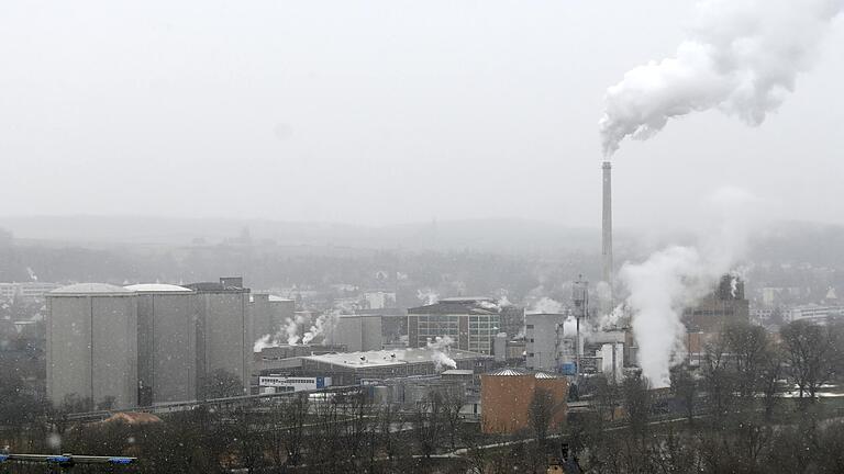 Die Zuckerfabrik der Südzucker AG in Ochsenfurt.