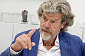 Reinhold Messner in Oberhausen       -  18.09.2019, Nordrhein-Westfalen, Oberhausen: Der Südtiroler Bergsteiger Reinhold Messner beantwortet Fragen eines Journalisten. Er ist der Meinung, das Verzicht wieder etwas Positives werden muss. Foto: Roland Weihrauch/dpa +++ dpa-Bildfunk +++ | Verwendung weltweit