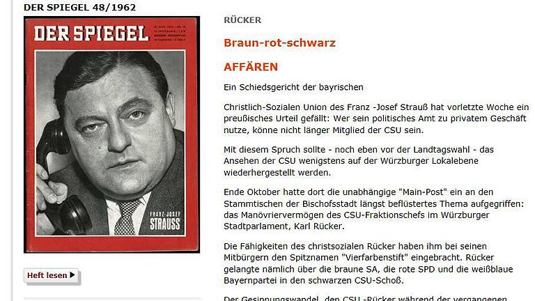 28. November 1962, Der Spiegel: Braun-rot-schwarz