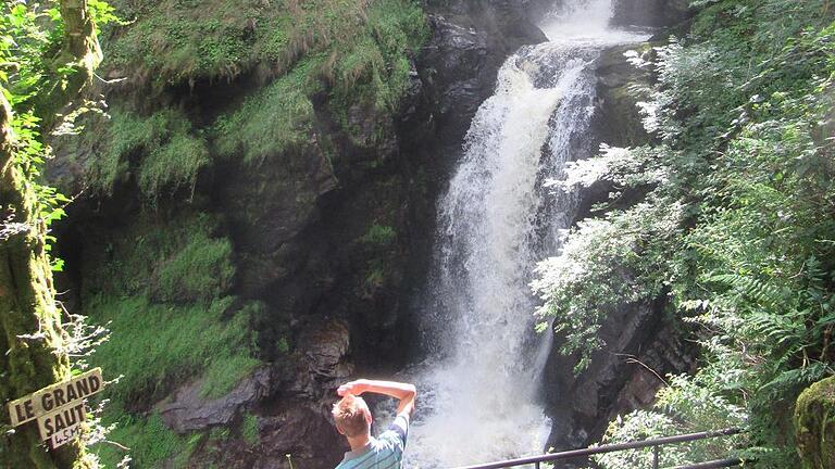 Ein beeindruckender Programmpunkt war der Besuch der Wasserfälle von &bdquo;Gimel-les-Cascades&ldquo;.