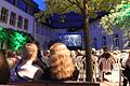 Im Bildhäuser Hof ist immer etwas los: Impression vom Open Air Kino im Bildhäuser Hof im August.