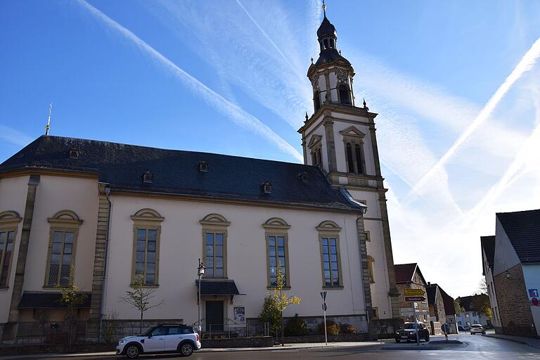 Die barocke Kirche Maria Schmerz in Bergrheinfeld soll die Hauptkirche im Ort werden.