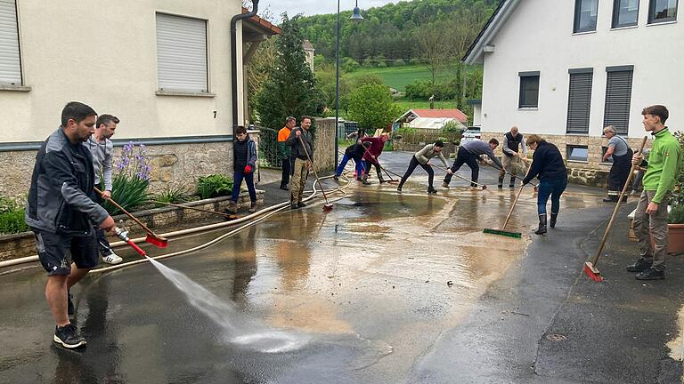 Die Probleme, die mit Starkregen einhergehen, waren eines der größeren Diskussionsthemen bei der Bürgerversammlung in Eußenheim. (Archivfoto)