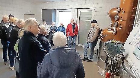 Die Senioren besuchten „Bold’s Schnapsbrennerei“.       -  Die Senioren besuchten „Bold’s Schnapsbrennerei“.