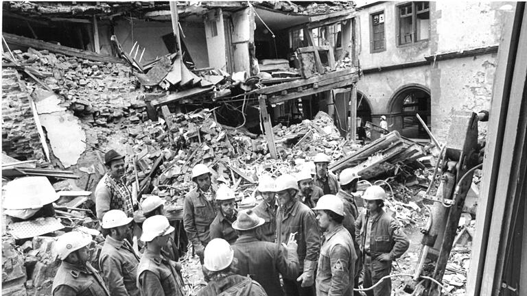 Gasexplosion 26. Juni 1978 am Marktplatz in Lohr