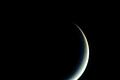 Schmale Sichel am Abendhimmel       -  Nur noch eine schmale Sichel: Die Venus am Abendhimmel.