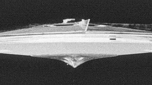Klassische fliegende Untertasse: Der schnelle Raumkreuzer Orion im Einsatz.