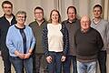 Unser Bild zeigt (von links): Daniel Keller (Schriftführer), Angelika Brand (Vorsitzende), Josef Zeißner (Kassier), sowie die weiteren neuen Vorsitzenden Julia Raab, Stefan Pfeffermann, Josef Sauer und Andreas Ziegler.