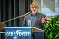 Auch das Museum für Stadtgeschichte hat im Gebäudekomplex Hauptstraße 9 und 11 wieder geöffnet.  Der Historische Verein mit Wolfgang Merklein (hier bei der Eröffnungsfeier des Museums Anfang Mai) hat noch viel vor.